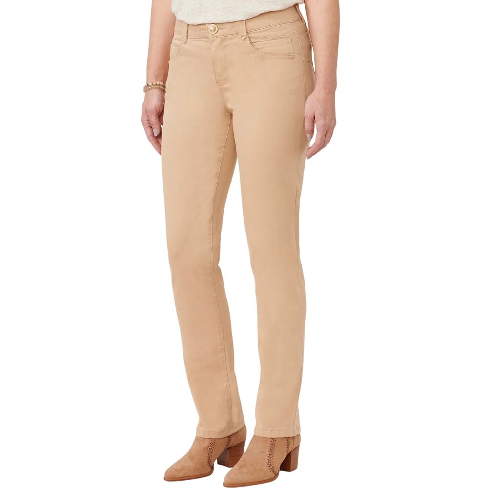 Democracy Ab"solution" Straight Leg Jeans, Vintage Wheat, Women's Plus Size 16